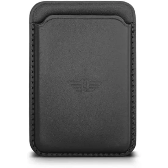 Police Antiquity Vegan I-Phone Credit Card Holder - Black